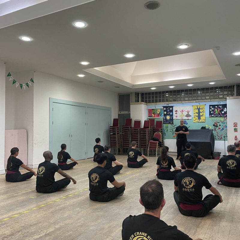 Kung Fu Students in Class